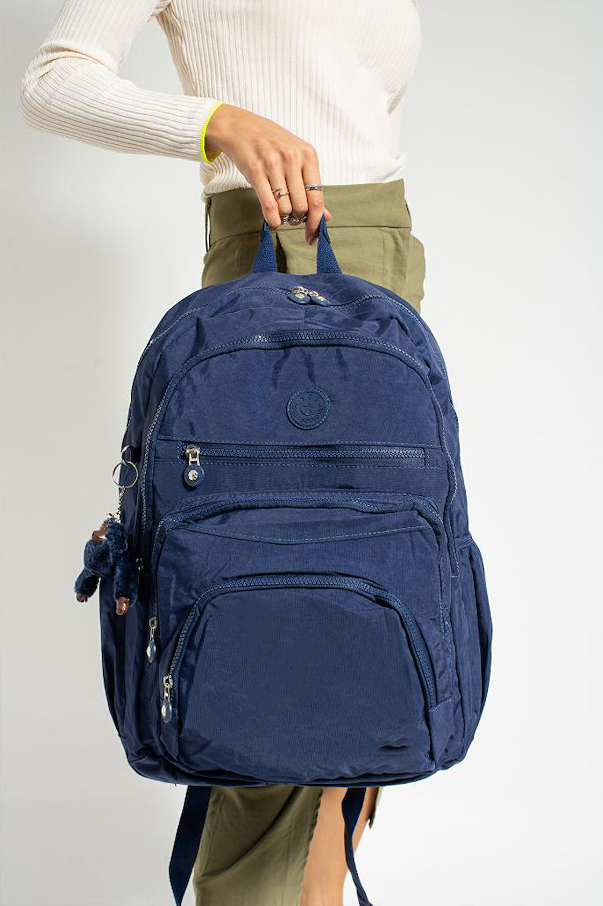 571 Collection Lise Üniversite Sırt Çantası Seyahat Çantası Yağmur Geçirmez 43*30 Cm 