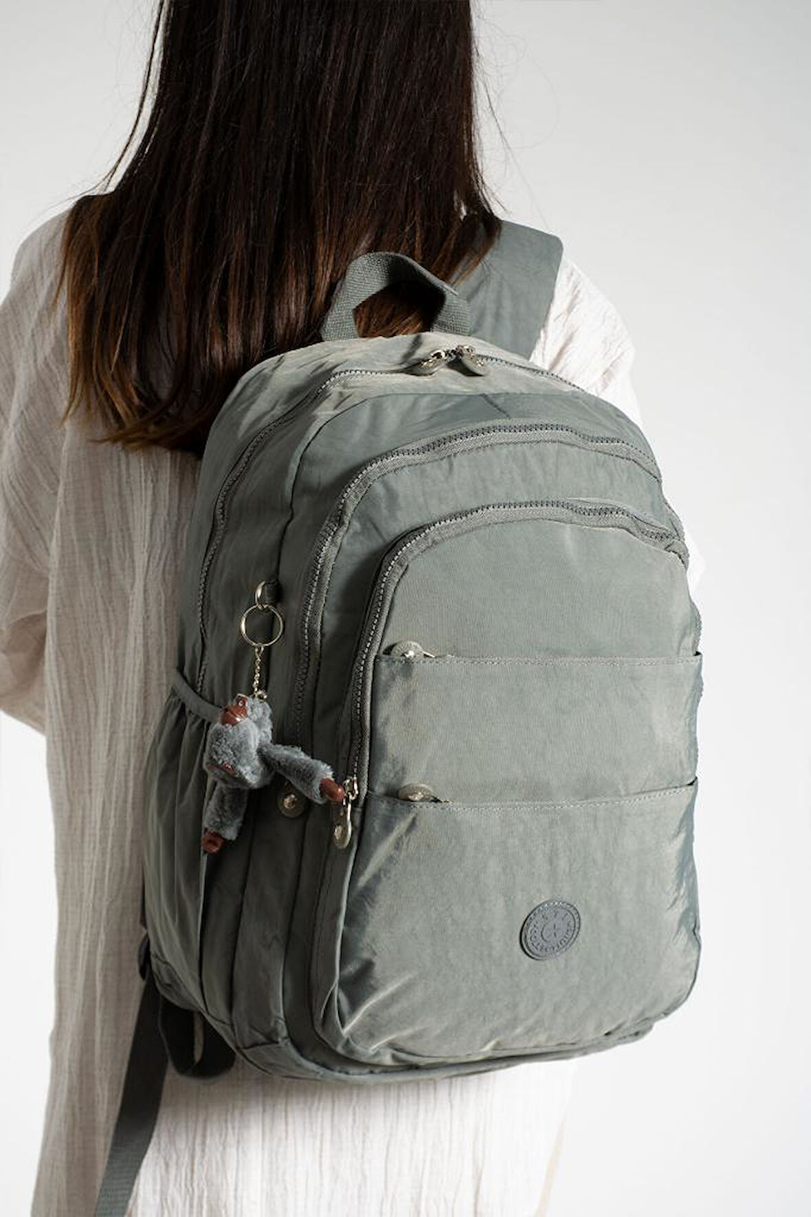 571 Collection Lise Üniversite Okul Çantası Klinkır Kumaş Sırt Çantası 45*30 Cm