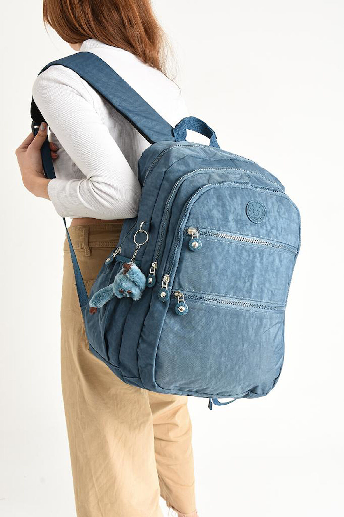 Okul Sırt Çantası Klinkır Kumaş Hafif Çok Cepli 571 Collection 45*30 Cm