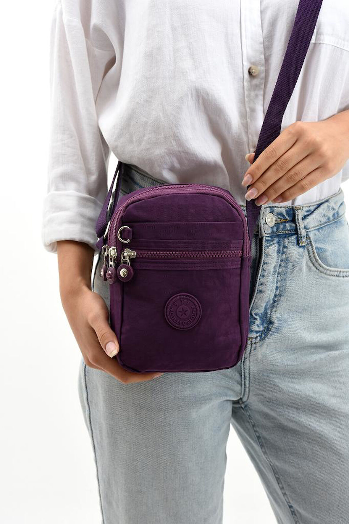 Mini Bayan Postacı Çanta Çapraz Askılı Kadın Omuz Çantası Telefon Çantası 571 Collection 14*20 Cm