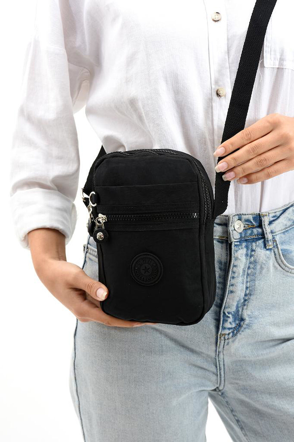 Mini Bayan Postacı Çanta Çapraz Askılı Kadın Omuz Çantası Telefon Çantası 571 Collection 14*20 Cm