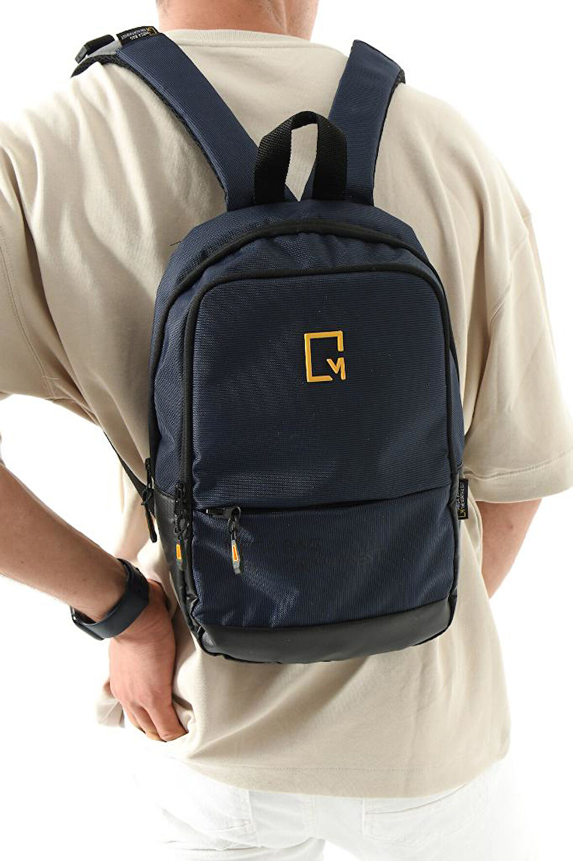 Erkek Sırt Çantası 30*17 Cm Sırt Çantası Fonksiyonel Kullanım Günlük Kullanıma Uygun Paraşüt Kumaş