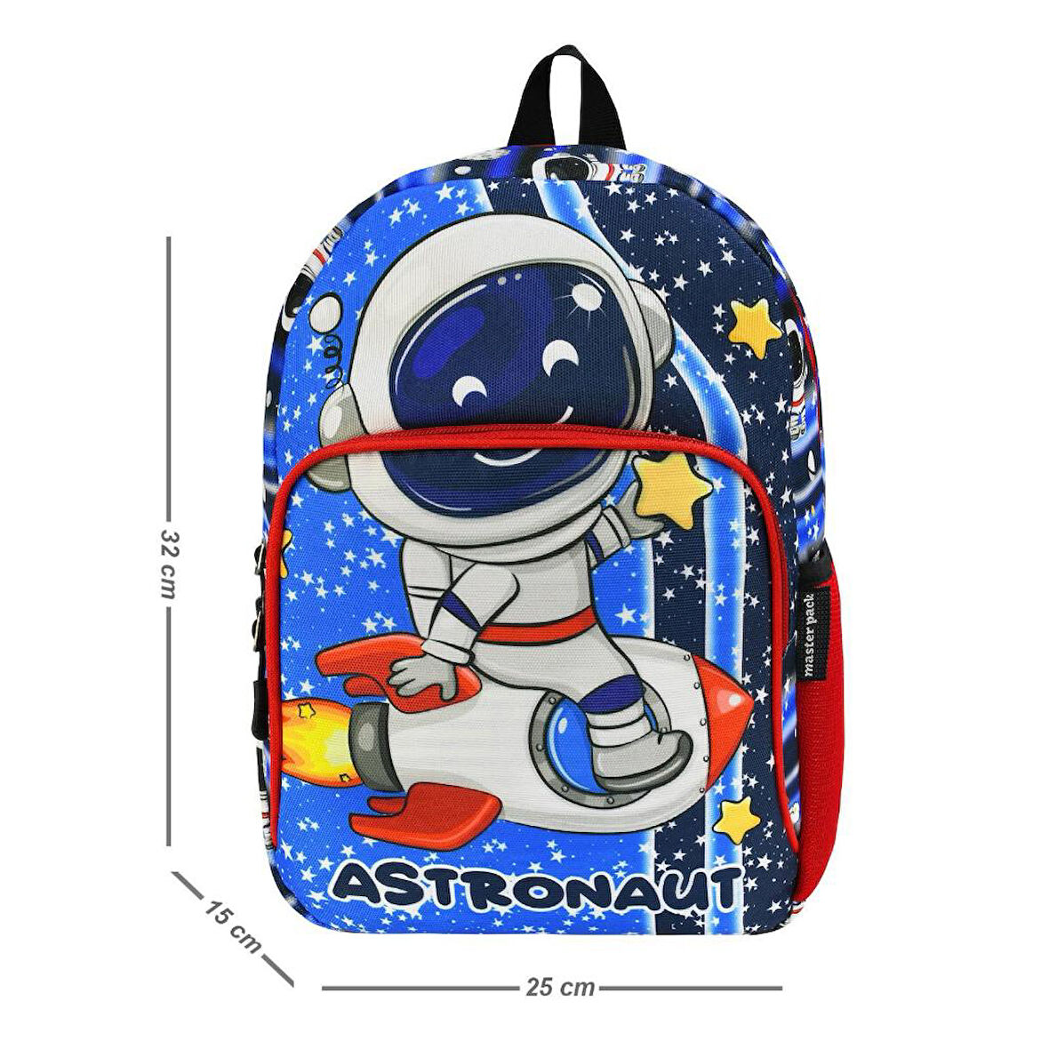 Anaokulu Sırt Çantası Astronot Kreş Erkek Çocuk Çantası Nasa 32*25 Cm 