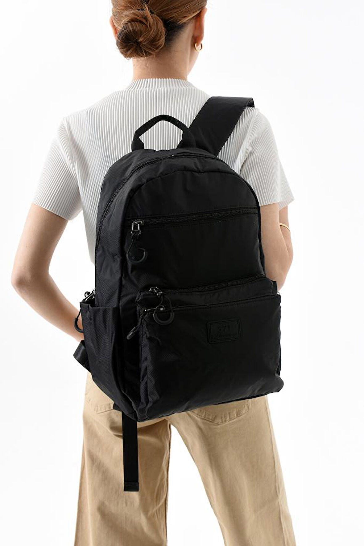 Unisex Sırt Çantası Paraşüt Kumaş Hafif Çok Cepli Yağmur İtici Kumaş 40*28 Cm 571 Collection