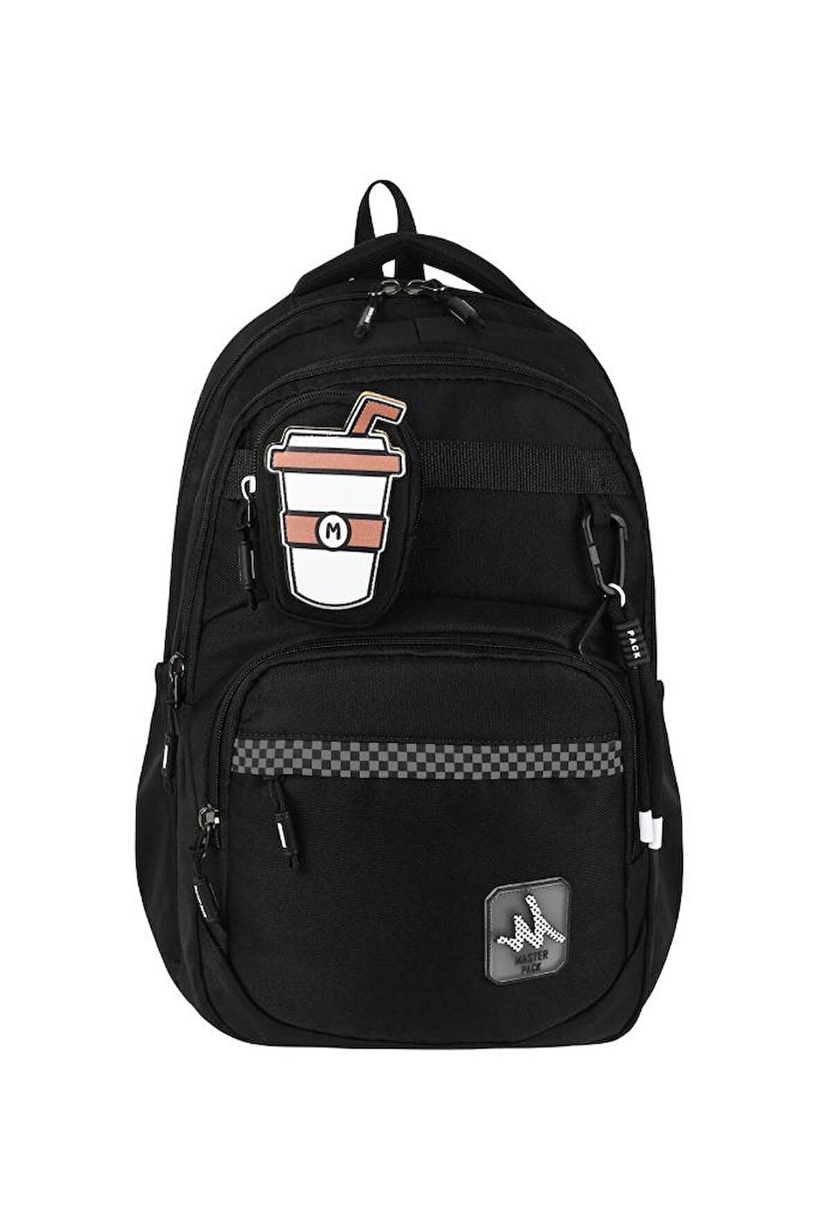 Unisex Lise Sırt Çantası Ortaokul Sırt Çantası 45*32 Cm Anahtarlık Cüzdan Hediyeli 