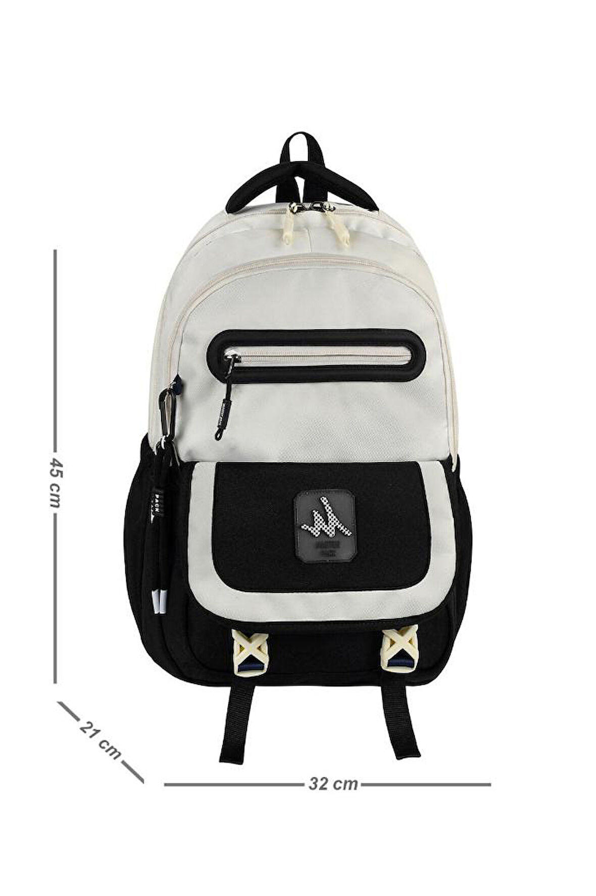 Unisex Lise Sırt Çantası Ortaokul Sırt Çantası 45*32 Cm Anahtarlık Hediyeli 