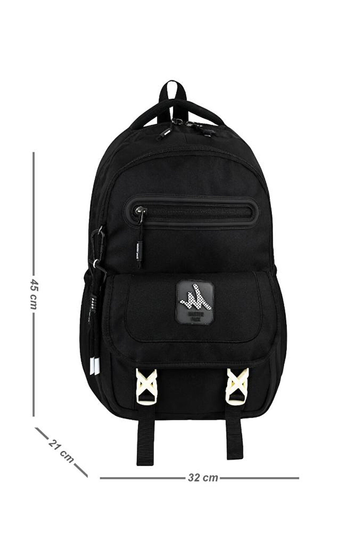 Unisex Lise Sırt Çantası Ortaokul Sırt Çantası 45*32 Cm Anahtarlık Hediyeli 