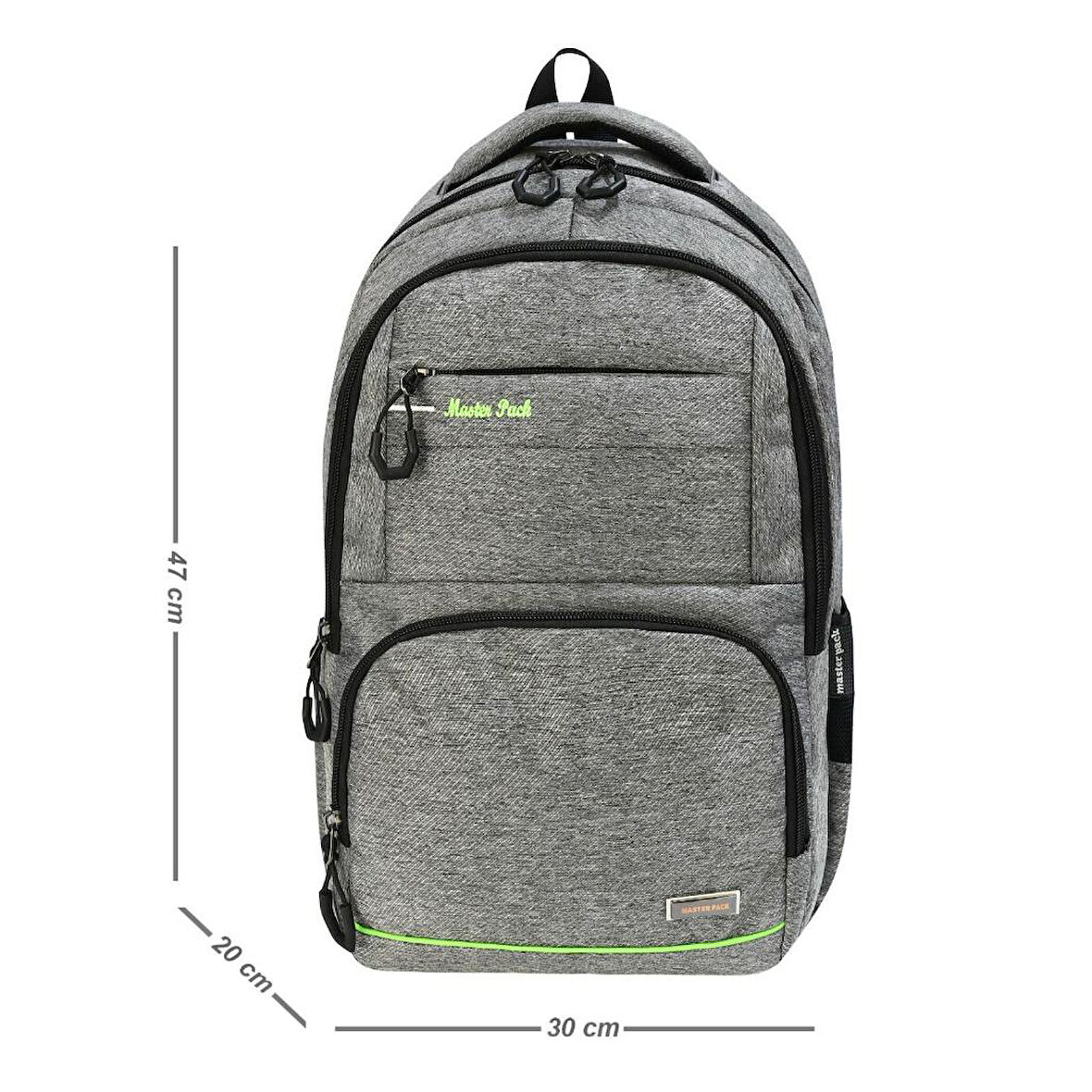 Unisex Lise Sırt Çantası Ortaokul Sırt Çantası 47*32 Cm Kalın Su Geçirmez Kumaş 