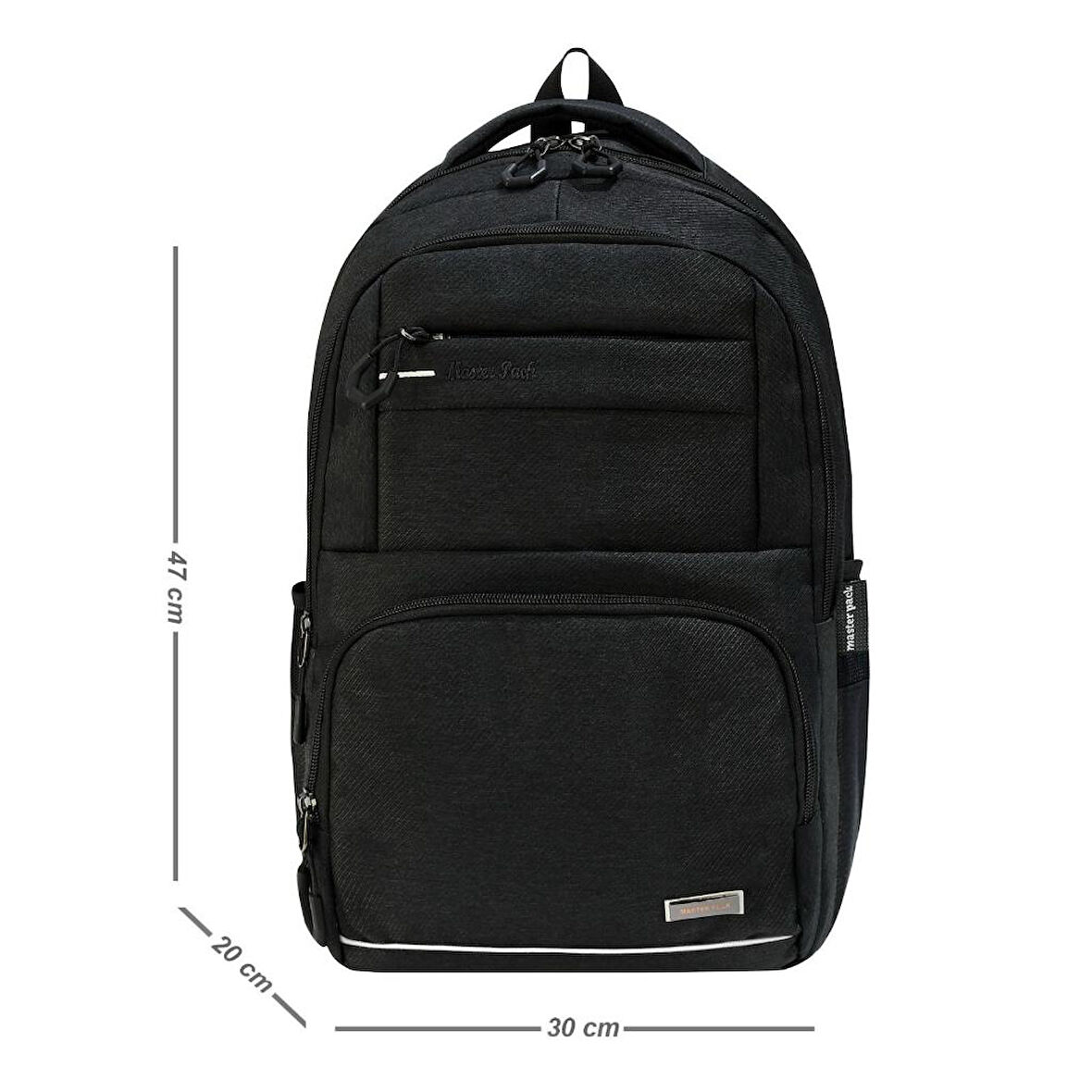 Unisex Lise Sırt Çantası Ortaokul Sırt Çantası 47*32 Cm Kalın Su Geçirmez Kumaş 