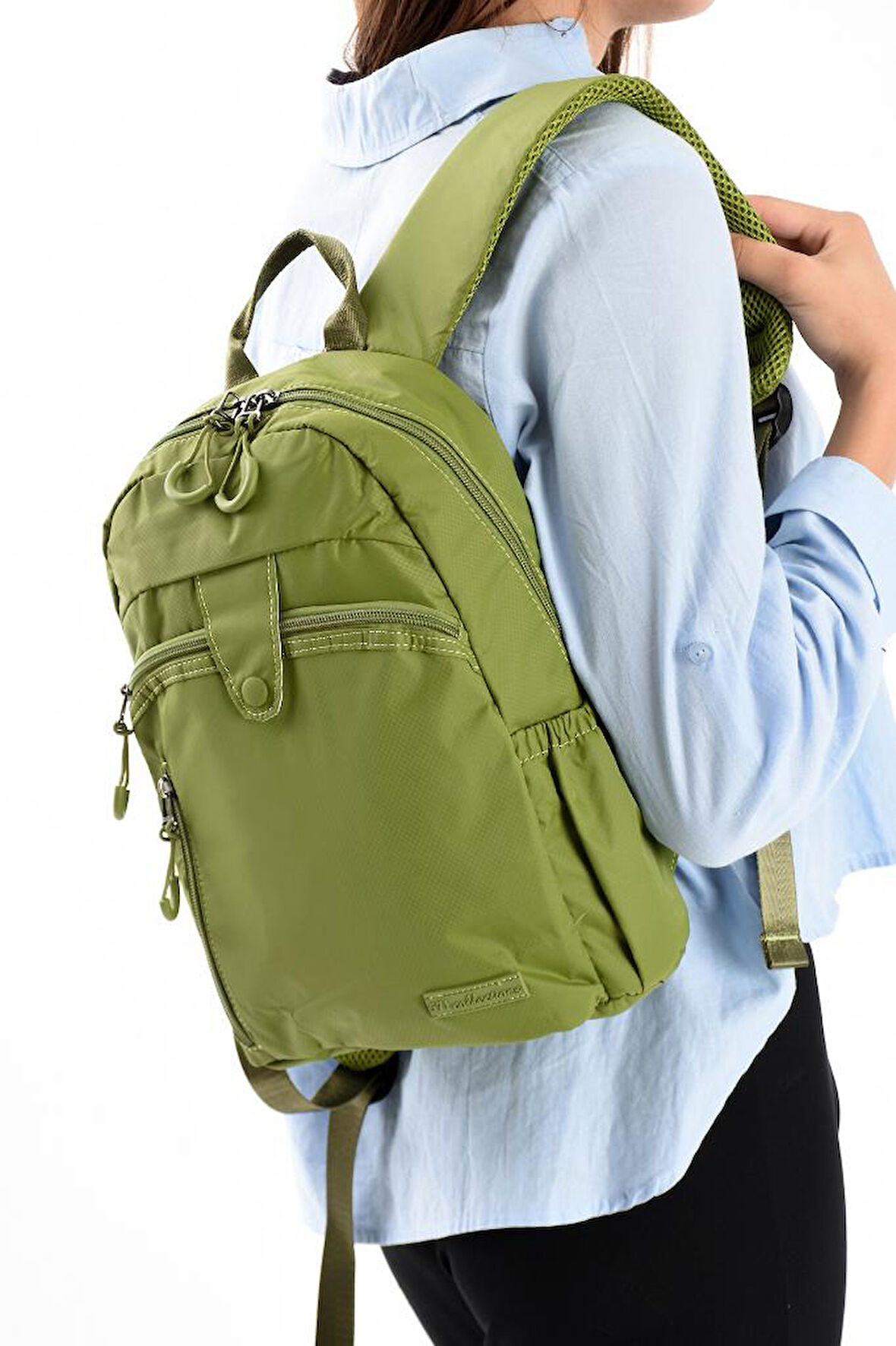 Unisex Sırt Çantası Paraşüt Kumaş Hafif Çok Cepli Yağmur İtici Kumaş 32*22 Cm 571 Collection