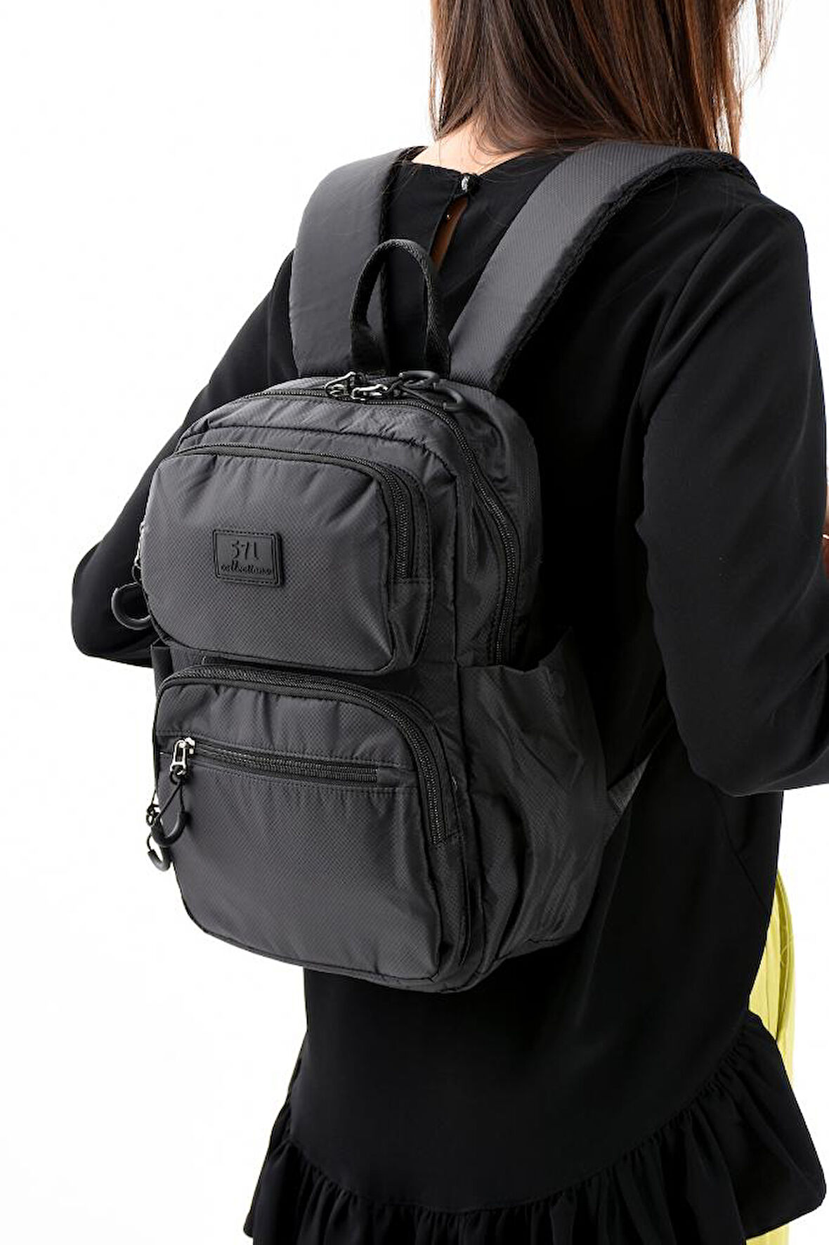 Unisex Sırt Çantası Paraşüt Kumaş Hafif Çok Cepli Yağmur İtici Kumaş 34*24 Cm 571 Collection