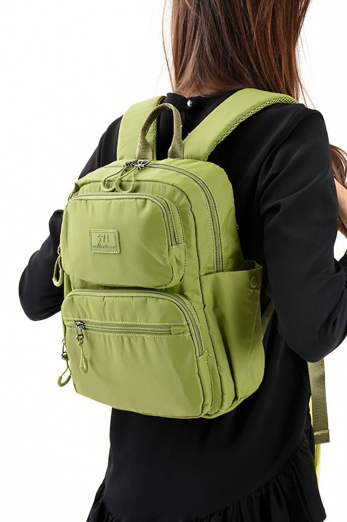 Unisex Sırt Çantası Paraşüt Kumaş Hafif Çok Cepli Yağmur İtici Kumaş 34*24 Cm 571 Collection