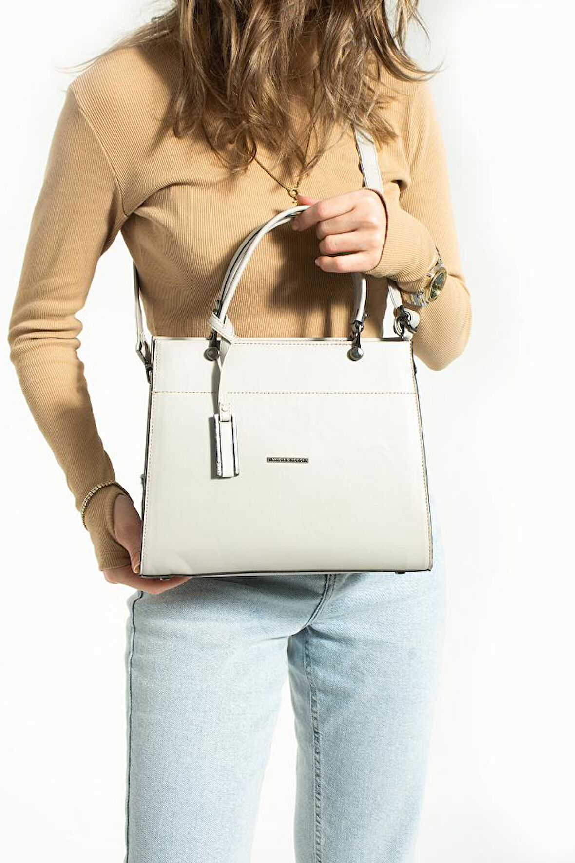  Business Kol Çantası Kadın Omuz Çantası 30*25 Cm Kutu Model Çapraz Askılı Postacı Çanta Mega Çanta