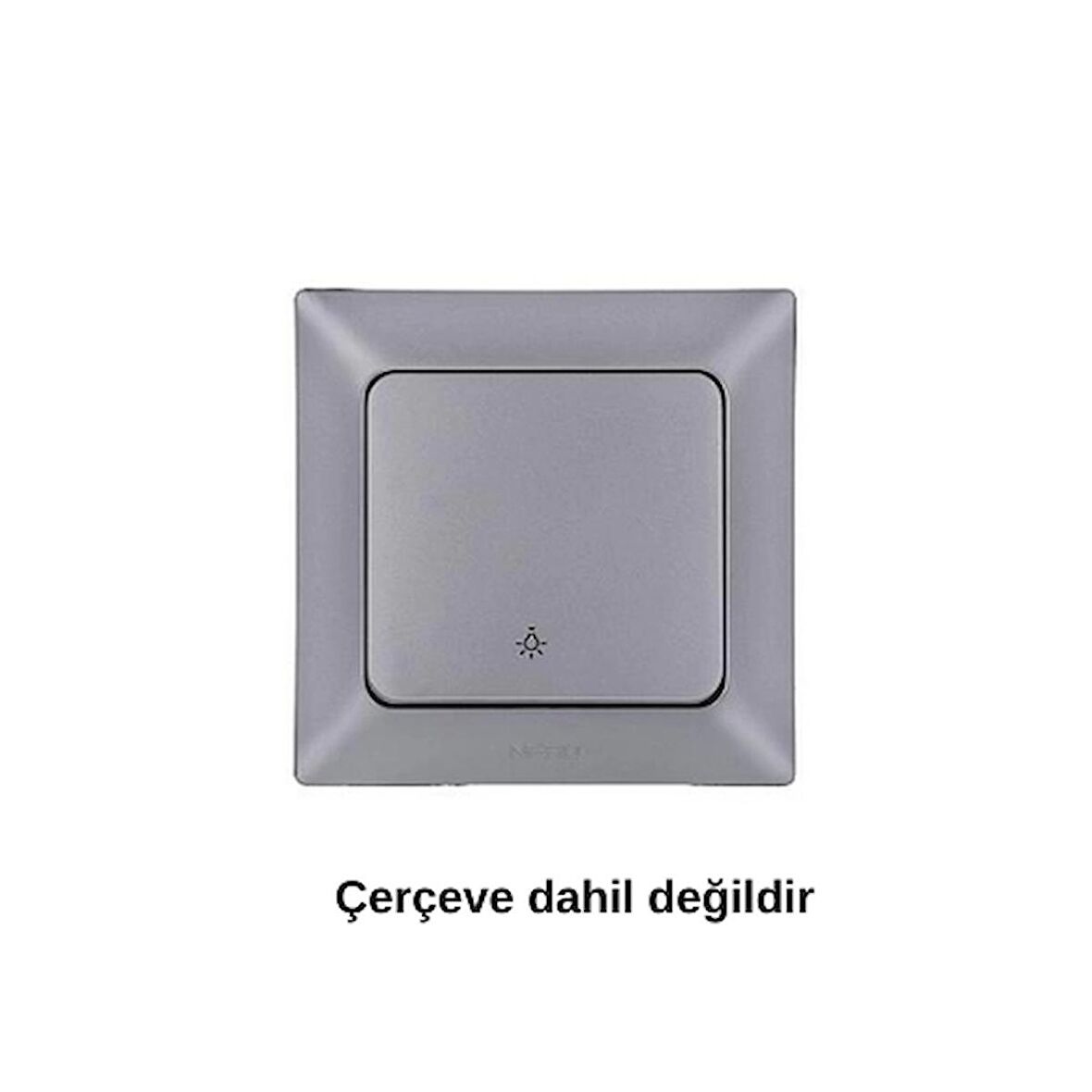NE-AD Aras Light Anahtar - Gümüş