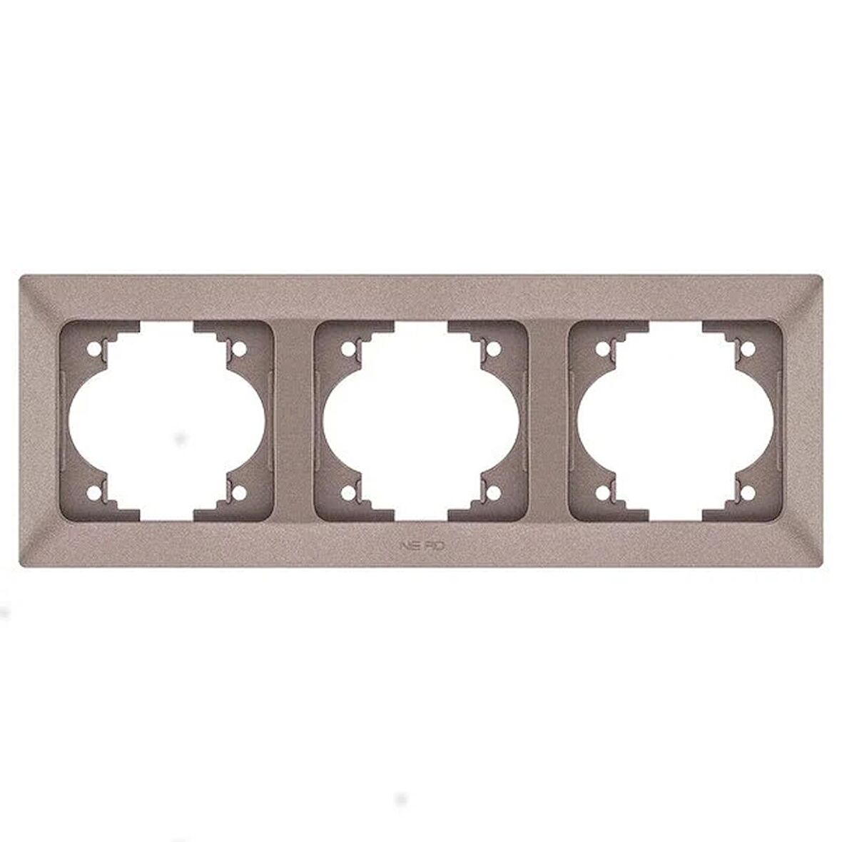 NE-AD Aras Üçlü Yatay Çerçeve - Mocha