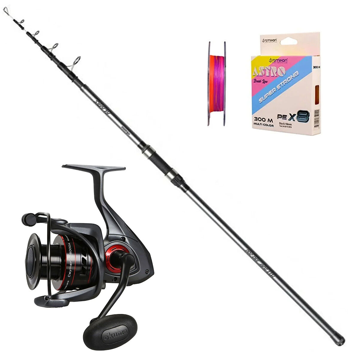 Okuma Ceymar 6000 - Okuma Alaris 390cm Surf Olta Seti