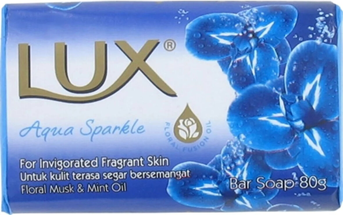 Lux Sabun 80GR Aqua Sparkle (Su Gibi Işıltı)
