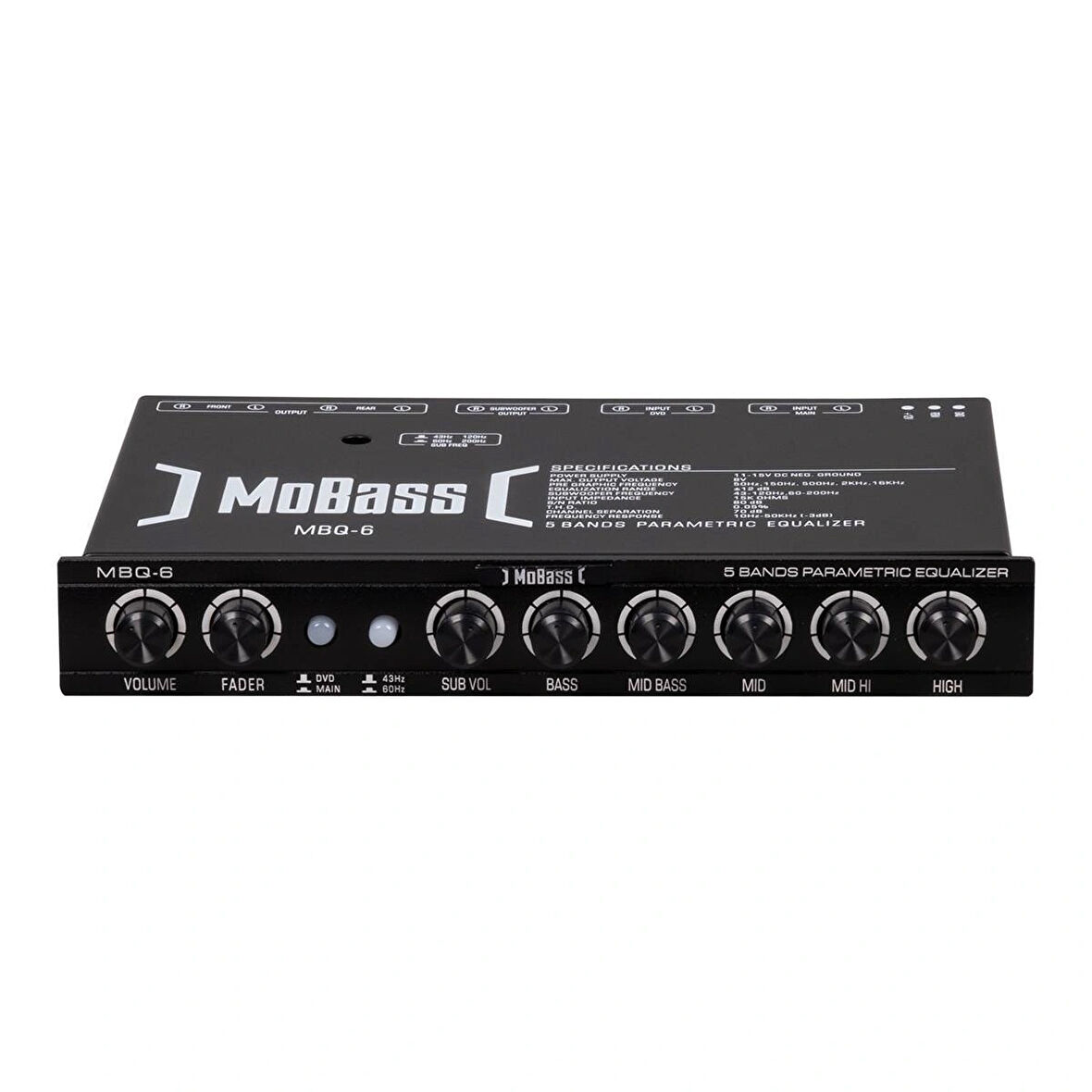 MOBASS MBQ-6-5 BAND PARAMETRİK EQUALİZER