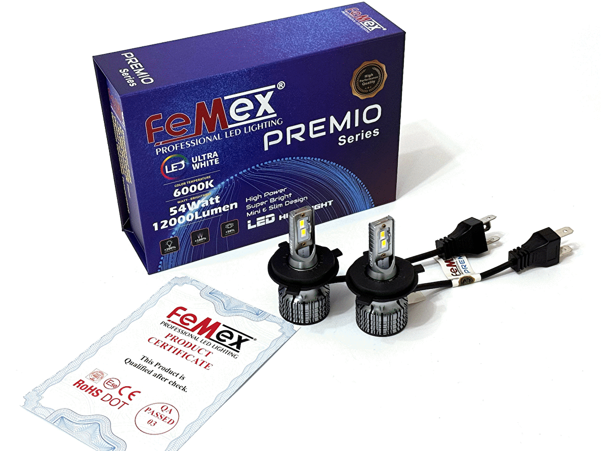 FEMEX PREMİO H4 CSP 3570 KOREAN LED FAR XENON LED HEADLİGHT