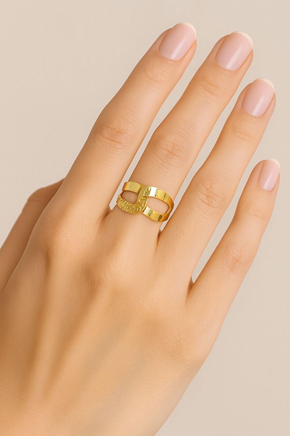 8 AYAR ALTIN FANTAZİ YÜZÜK 8A174