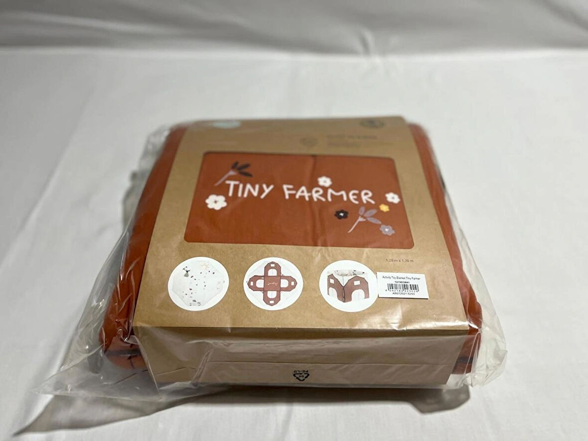 PAMUKBEBEK BÜYÜK BOY BASKILI OYUN MİNDERİ VE OYUNCAK KUTUSU