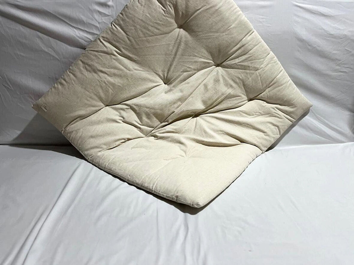 PAMUKBEBEK 100X100 KETEN OYUN MİNDERİ