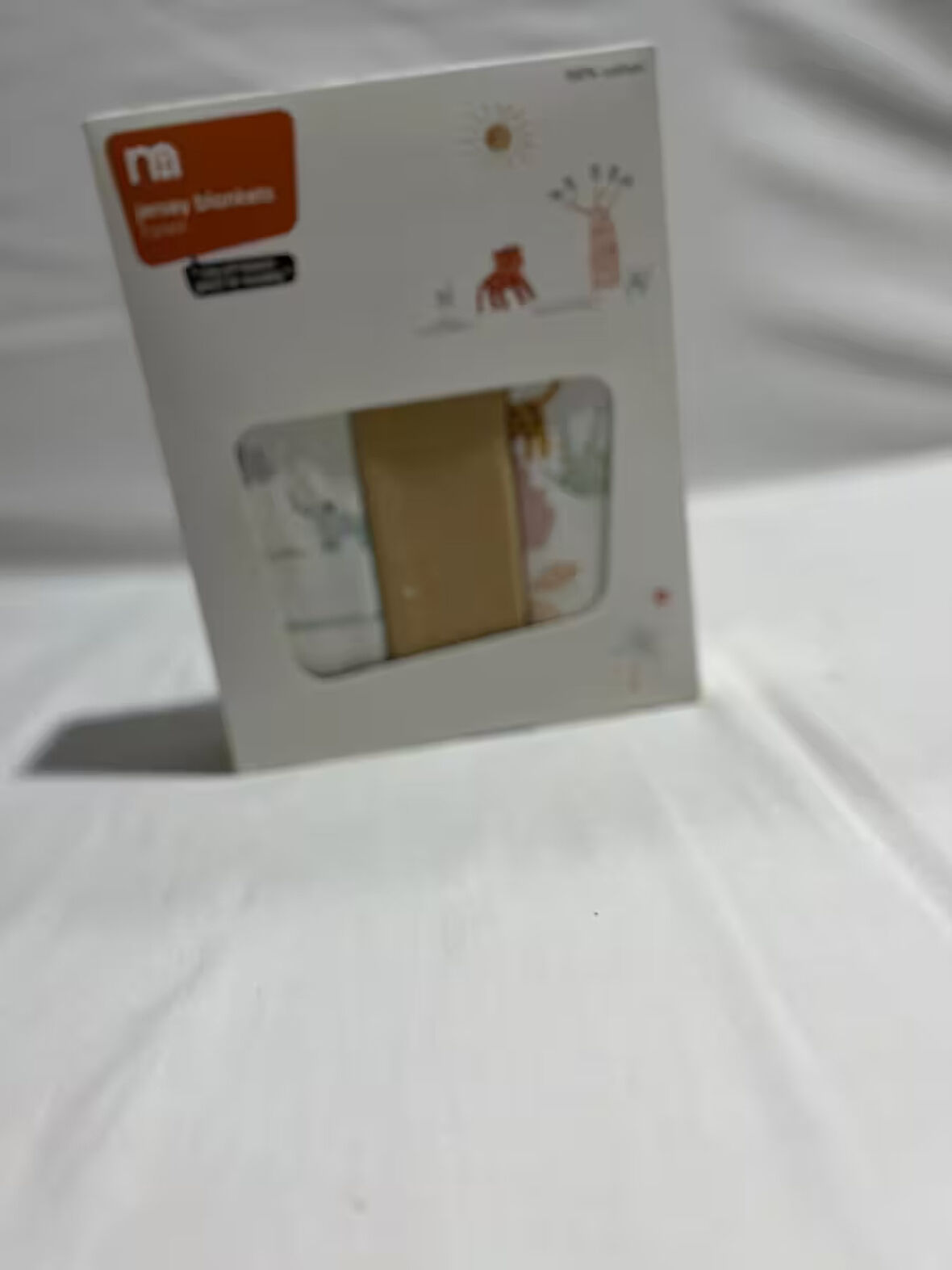 PAMUKBEBEK %100 COTTON 90X100 BASKILI 3LÜ MUSLİN BATTANİYE