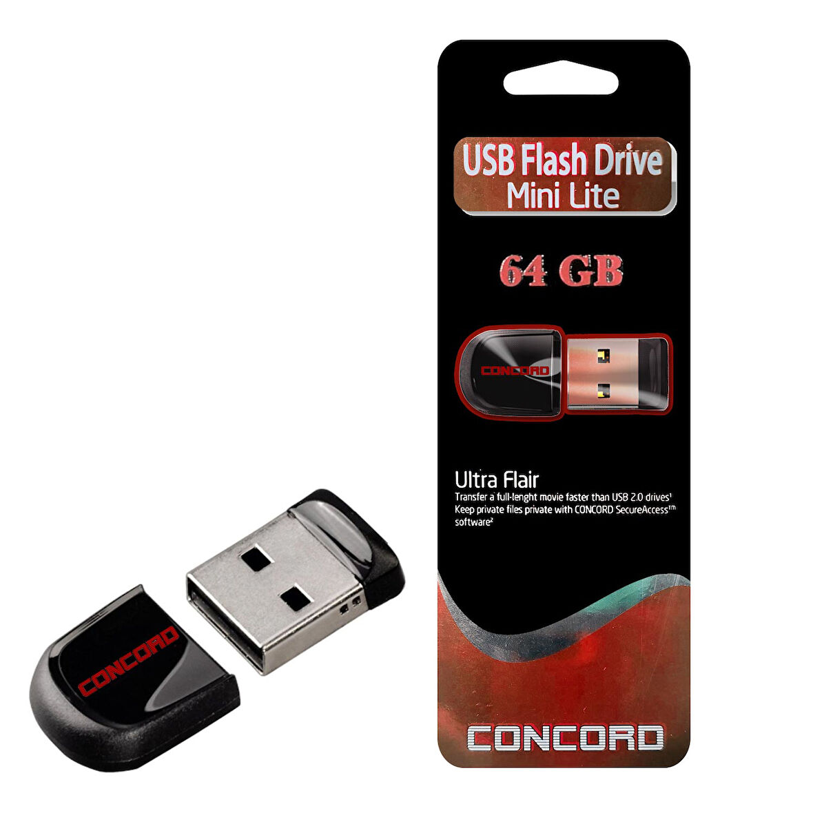 Usb Flash Bellek 64Gb Mini Lıte C-Uml64 Concord