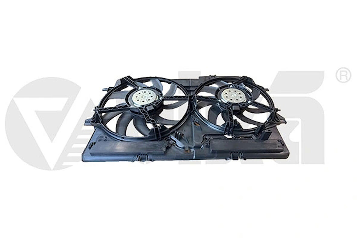 8K0121207A FAN MOTORU & DUAL ÇERÇEVE ( ÇİFLİ ) - A4-A5-A6-A7