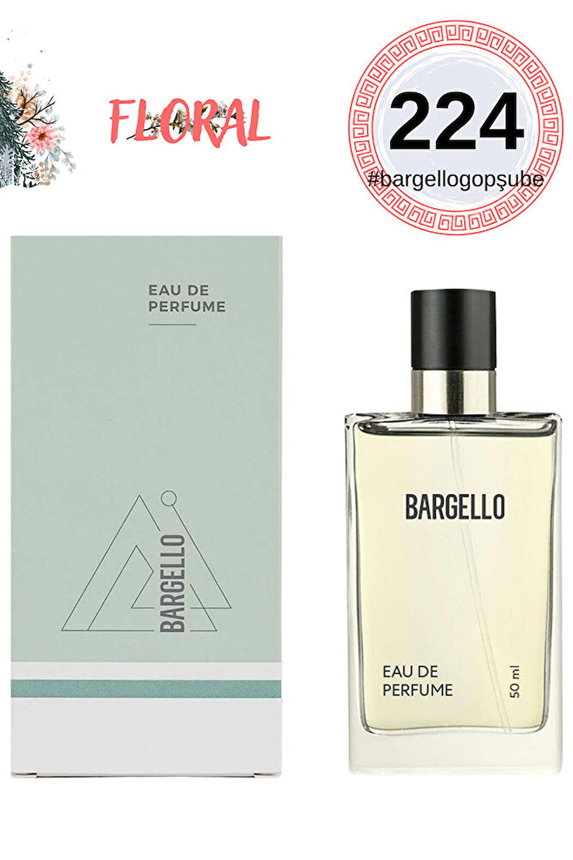 224 Floral Unisex Parfüm 50ml Edp