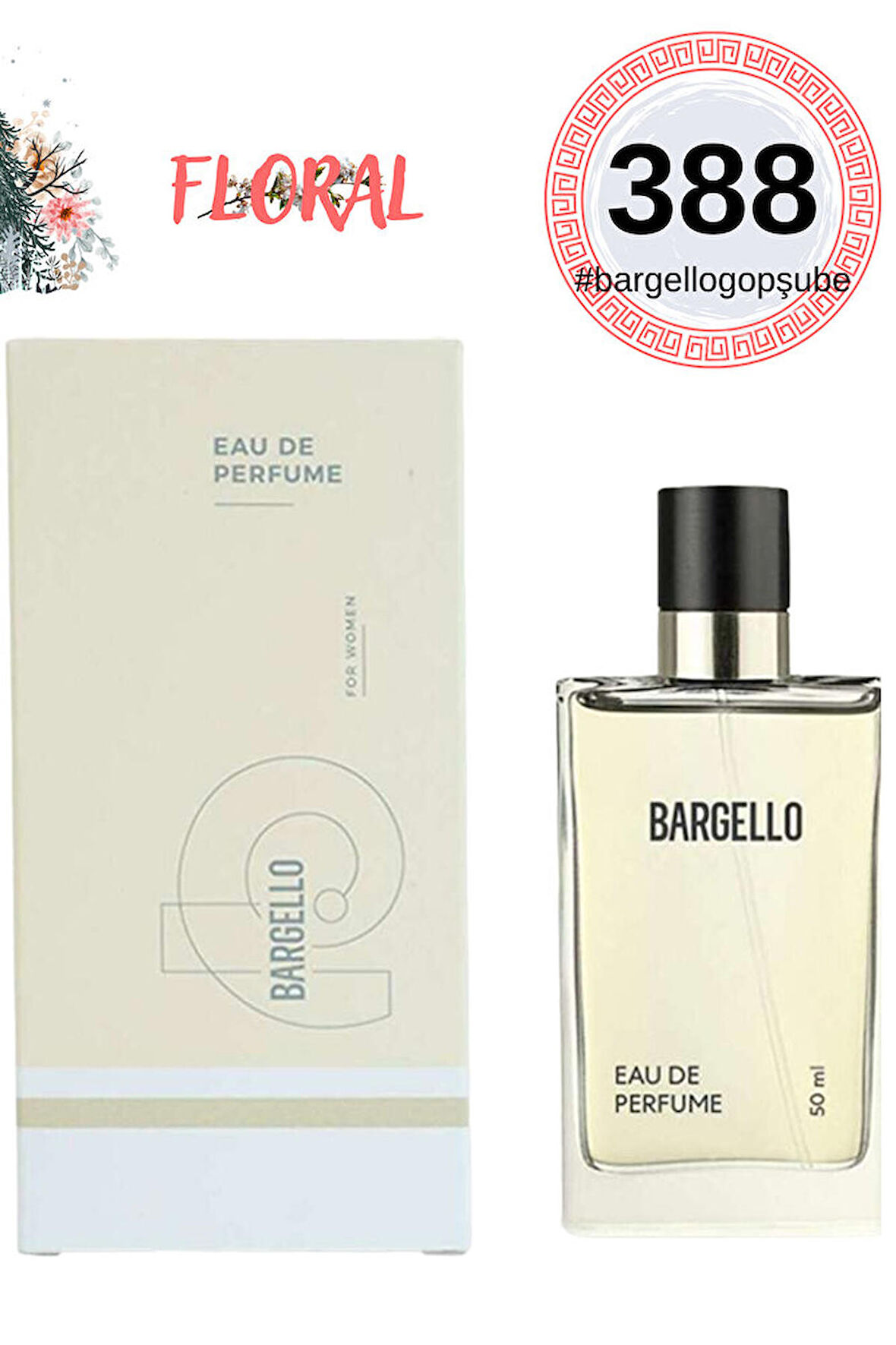 388 Floral Kadın Parfüm 50ml Edp