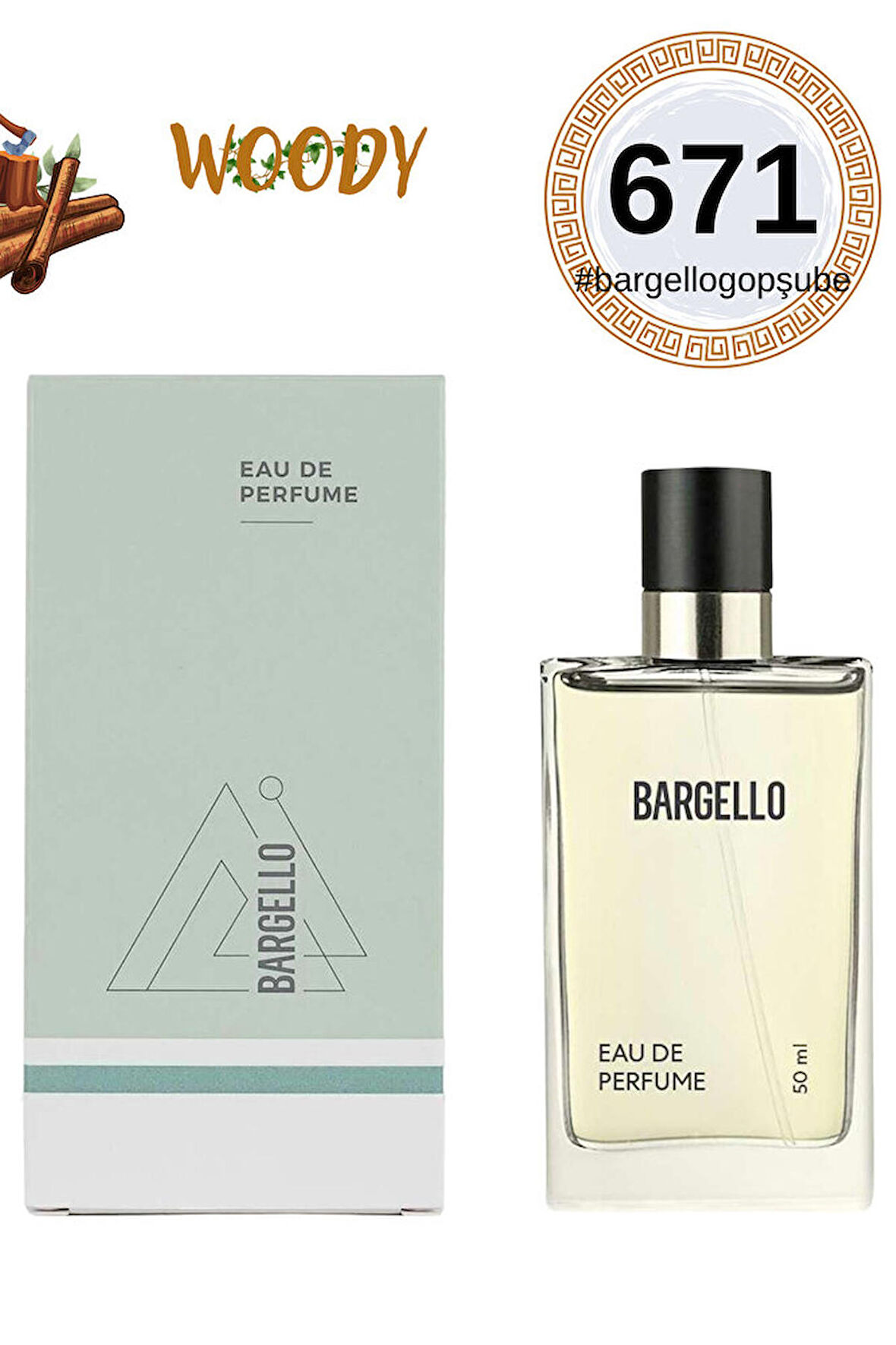 671 Unisex Woody Parfüm 50ml Edp 8YMS1234582168