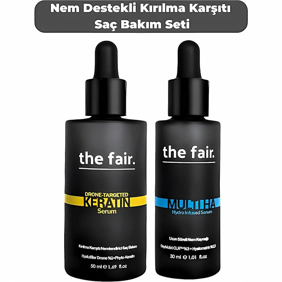 the fair. Nem Destekli Kırılma Karşıtı Saç Bakım Seti