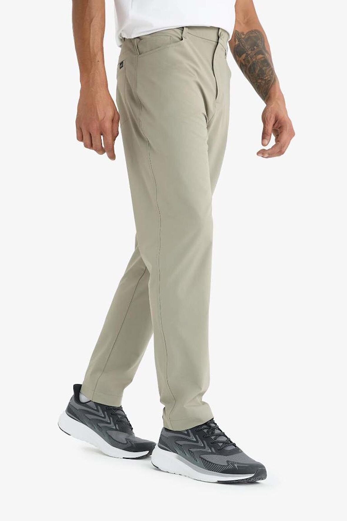 DeFactoFit Slim Fit Dar Kesim Standart Paça Esnek Multifonksiyonel Dokuma Sporcu Pantolon E3333AX25SPKH488