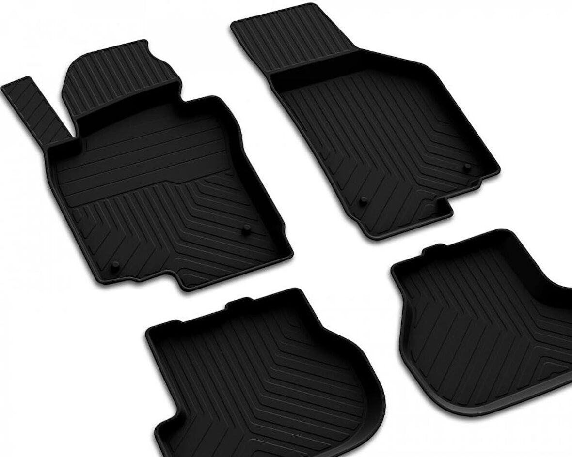 Volkswagen Golf 6 Ferrous 4D Havuzlu Kauçuk Paspas 2008 2013