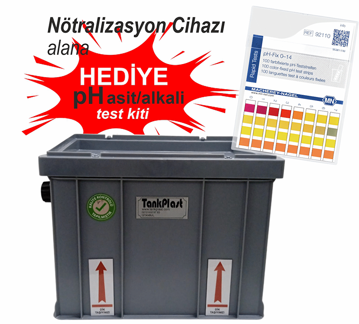 Tankplast Nötralizasyon Tankı, 750 Kw, Nötralizasyon Ünitesi