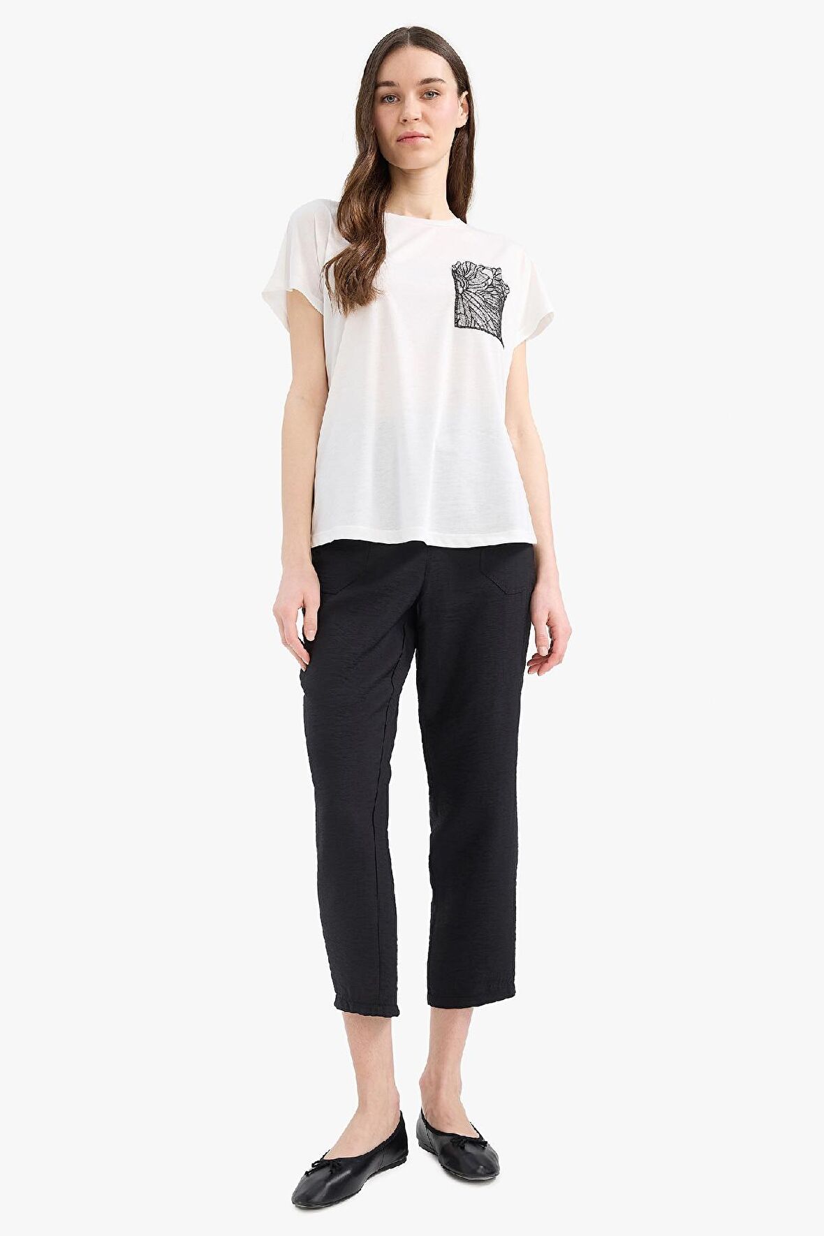Harem Basic Düz Paça Pantolon