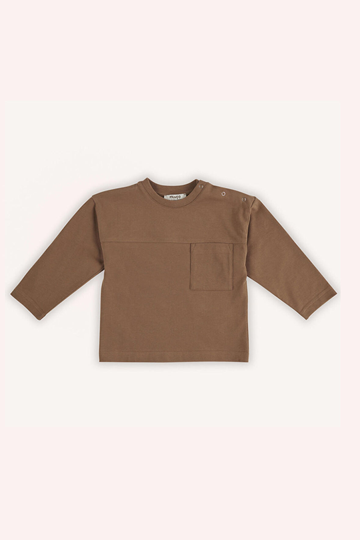 Erkek Çocuk Uzun Kollu T-Shirt Camel