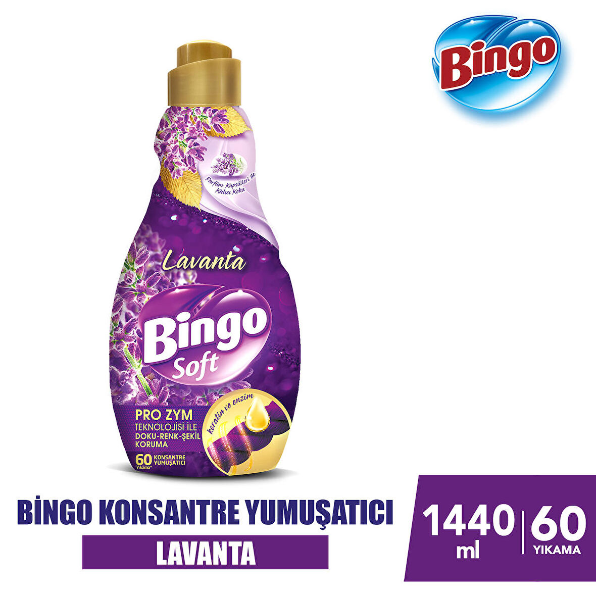 Bingo Soft Lavanta Yumuşatıcı 60 Yıkama 1.44 lt