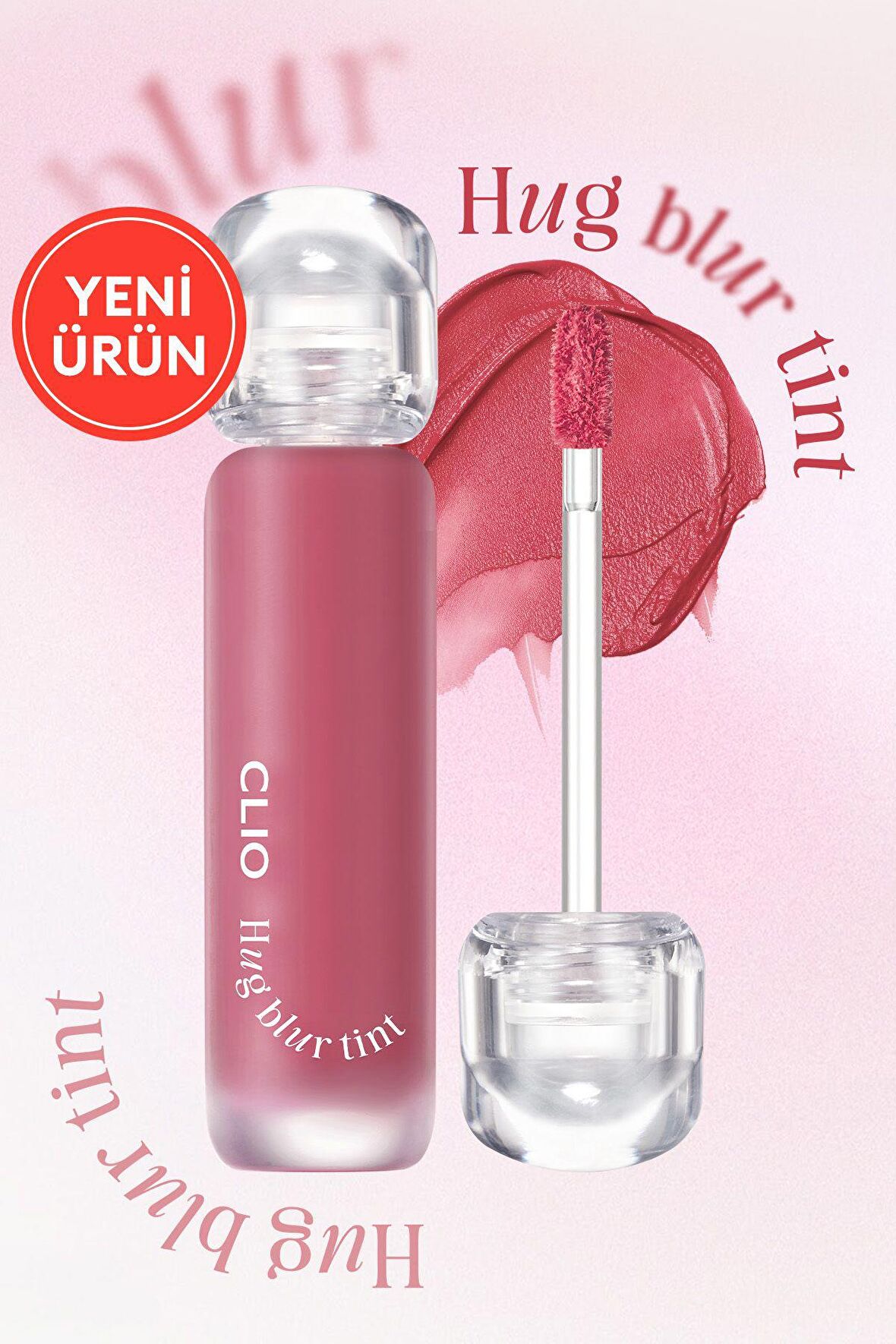 Hafif ve Köpüksü Dokusuyla Pürüzsüz Görünüm Sunan Tint CLIO Hug Blur Tint (008 Gentle Hug Plum)