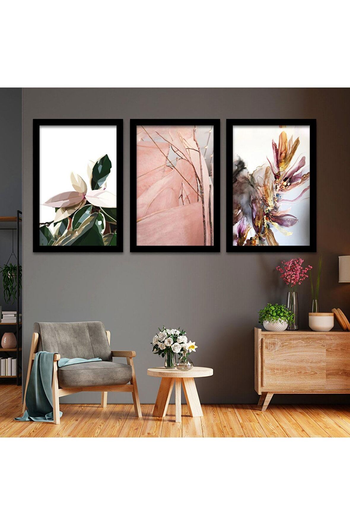 Allah Ve Hz Muhammed Lafzı Dini Mdf Tablo Saat Ve 3lü Pleksi Kenar Dua Seti