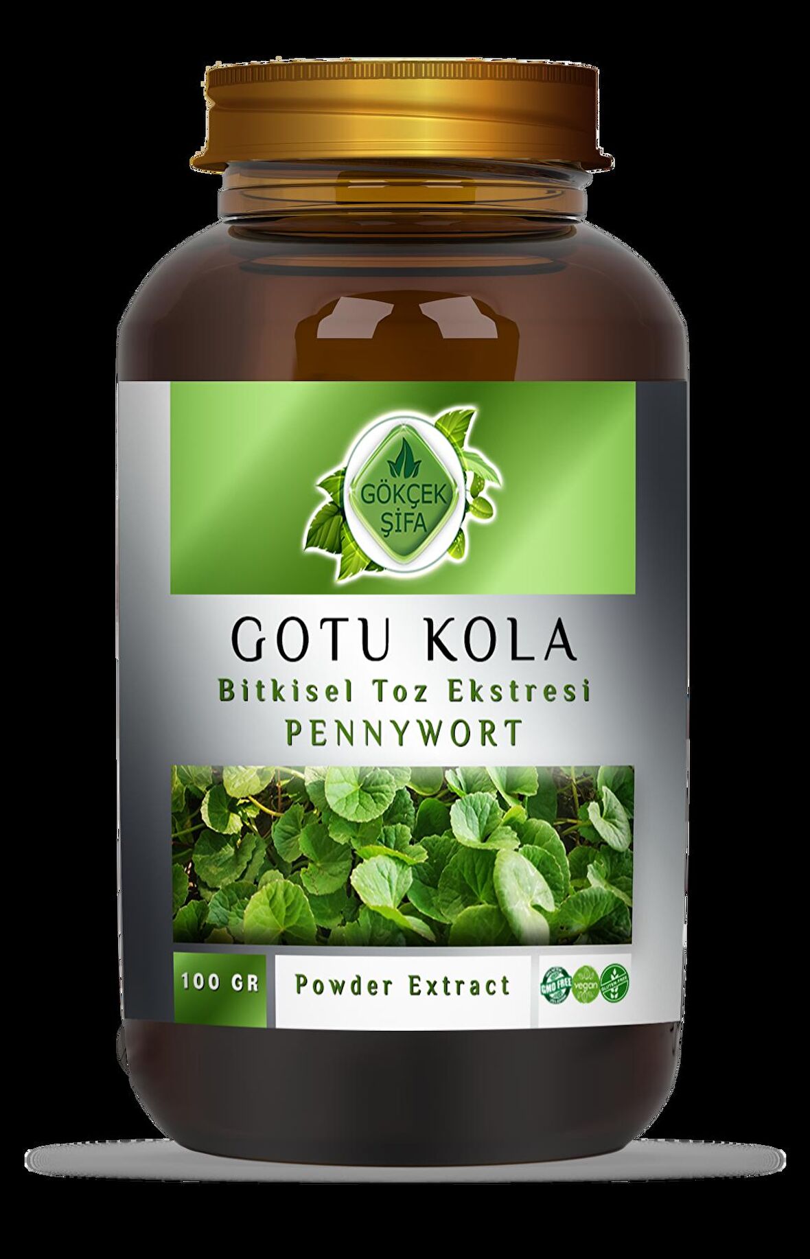 Gotu Kola (CENTELLA ASİÁTİCA) Toz Ekstresi 100 Gr. Cam Kavanoz