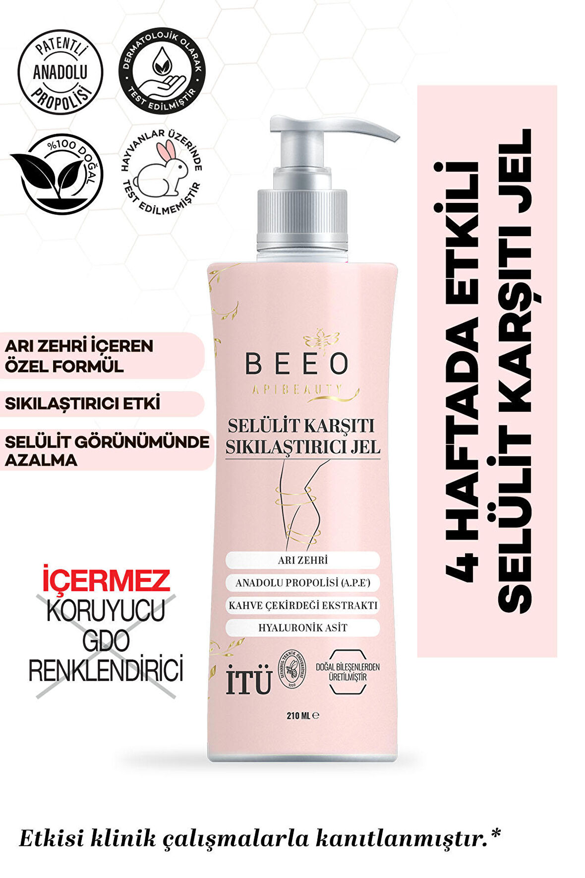 Beeo Selülit Giderici - Sıkılaştırıcı Jel 220ml