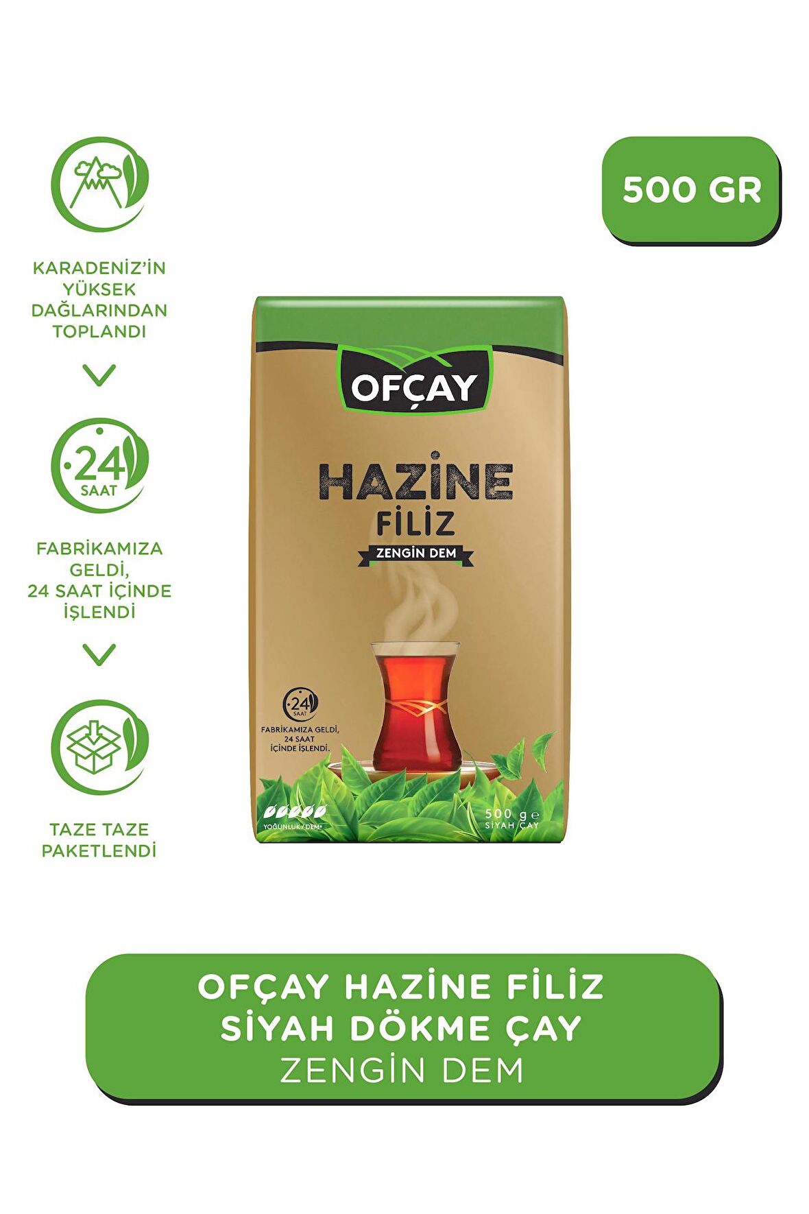 Ofçay Hazine Dökme Siyah Çay 500gr