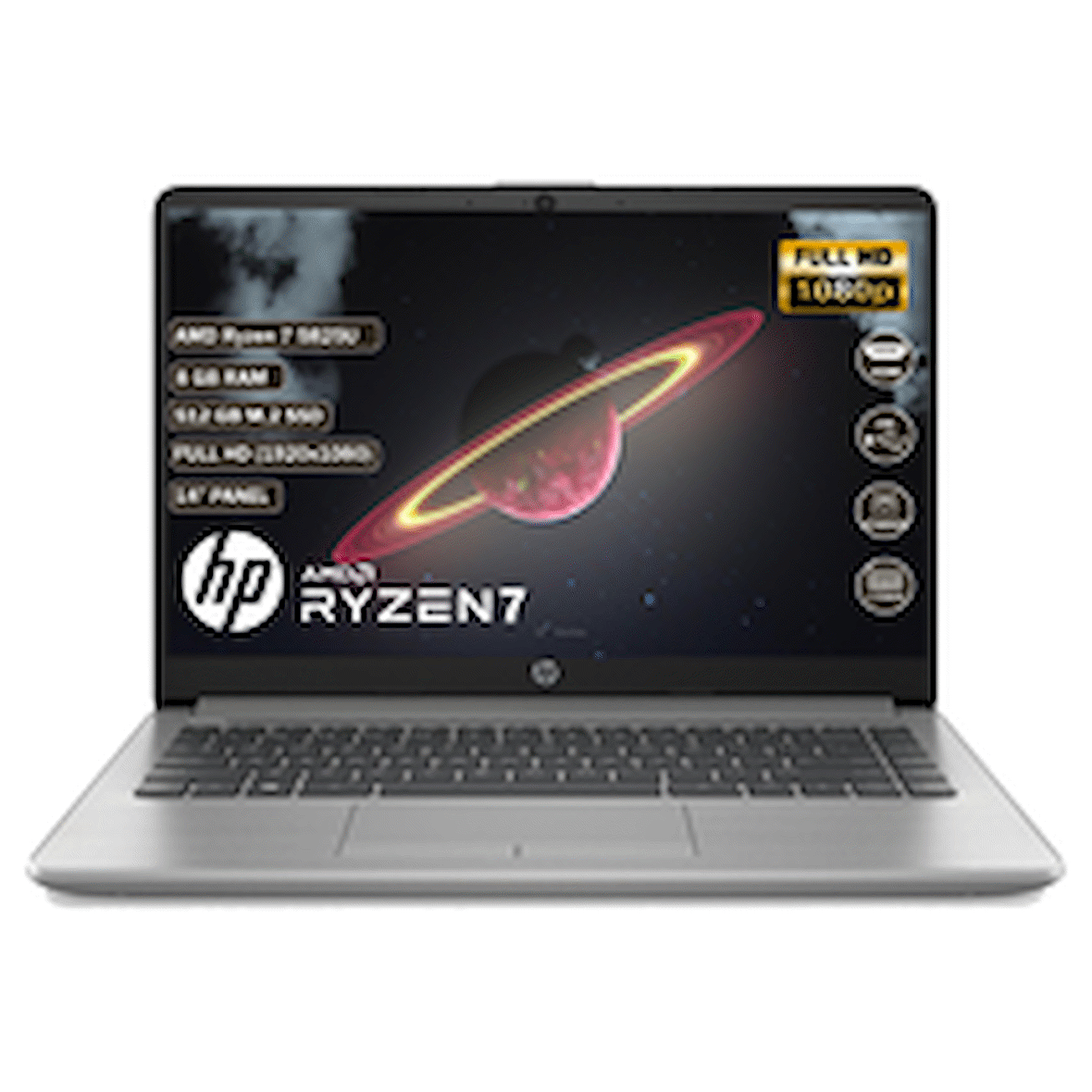 HP 245-G9 6Q8M4ES Dahili Ekran Kartı AMD Radeon Graphics 5825U 8 GB DDR4 512 GB 14 inç Full HD Freedos Notebook Dizüstü Bilgisayar