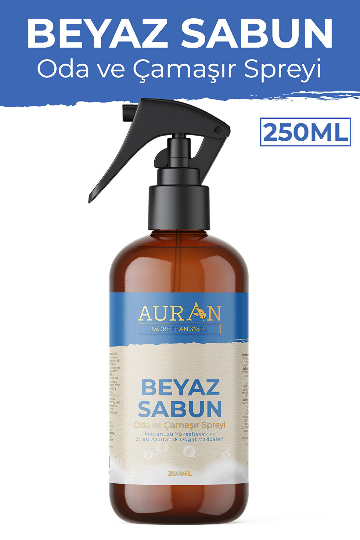 Beyaz Sabun Oda Ve Çamaşır Spreyi Oda Kokusu Oda Spreyi Room Spray 250ml