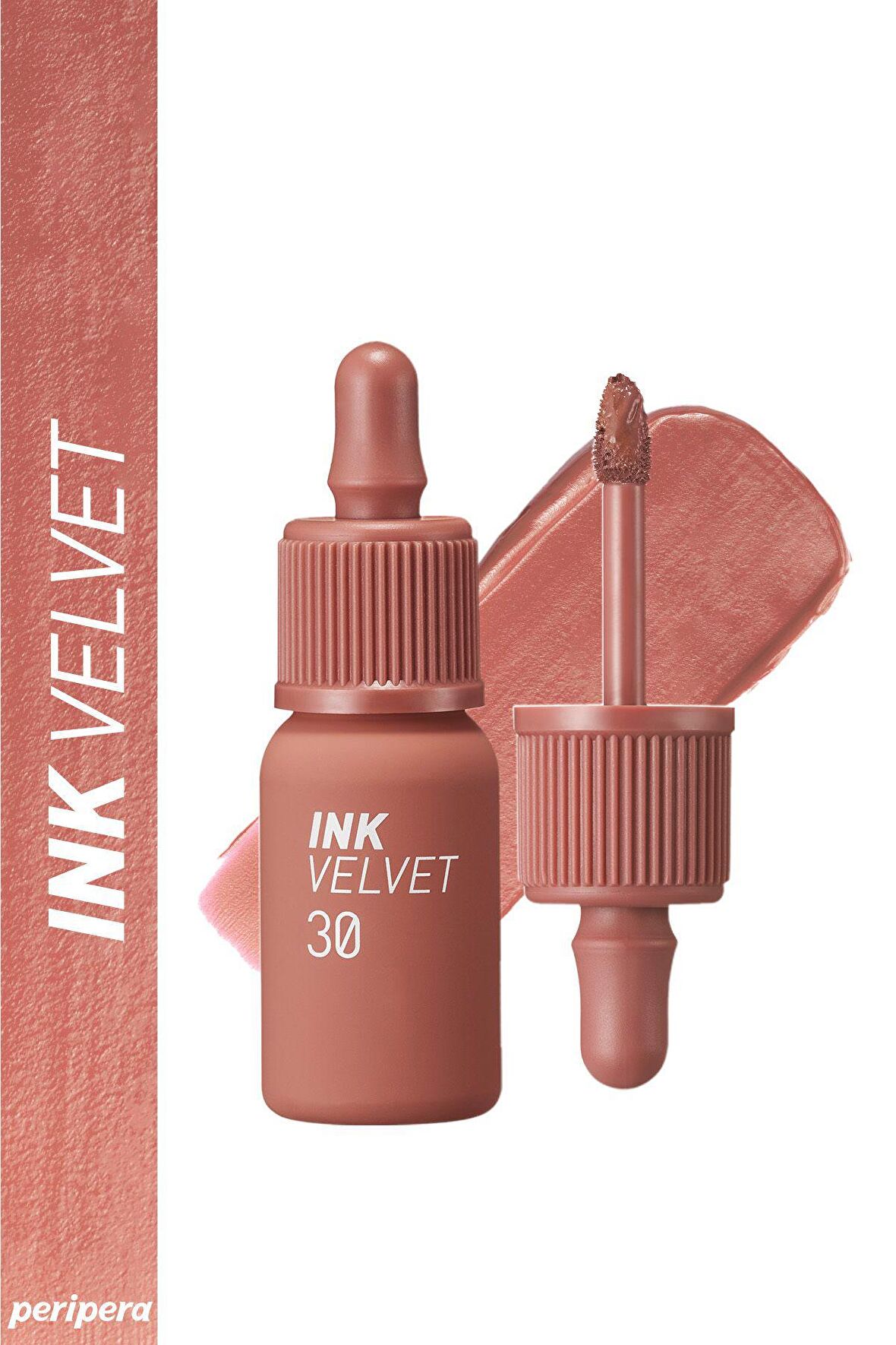 Yüksek Pigmentli, Kadife Görünümlü, Gün Boyu Kalıcı Tint Peripera Ink Velvet (30 Classic Nude)