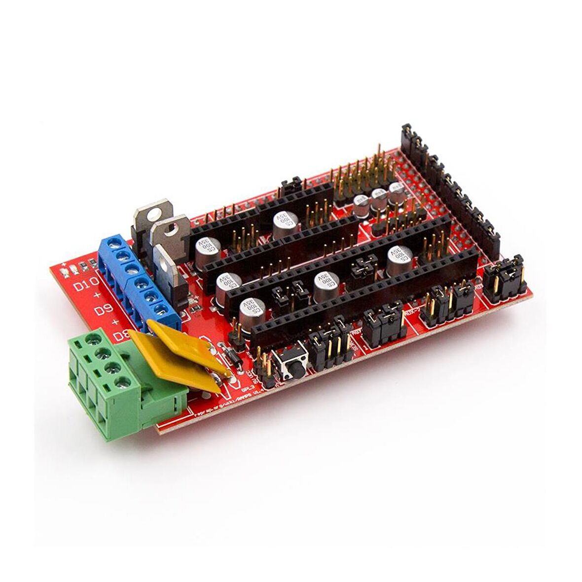 RepRap Ramps 1.4 3D Printer Kırmızı Kontrol Kartı
