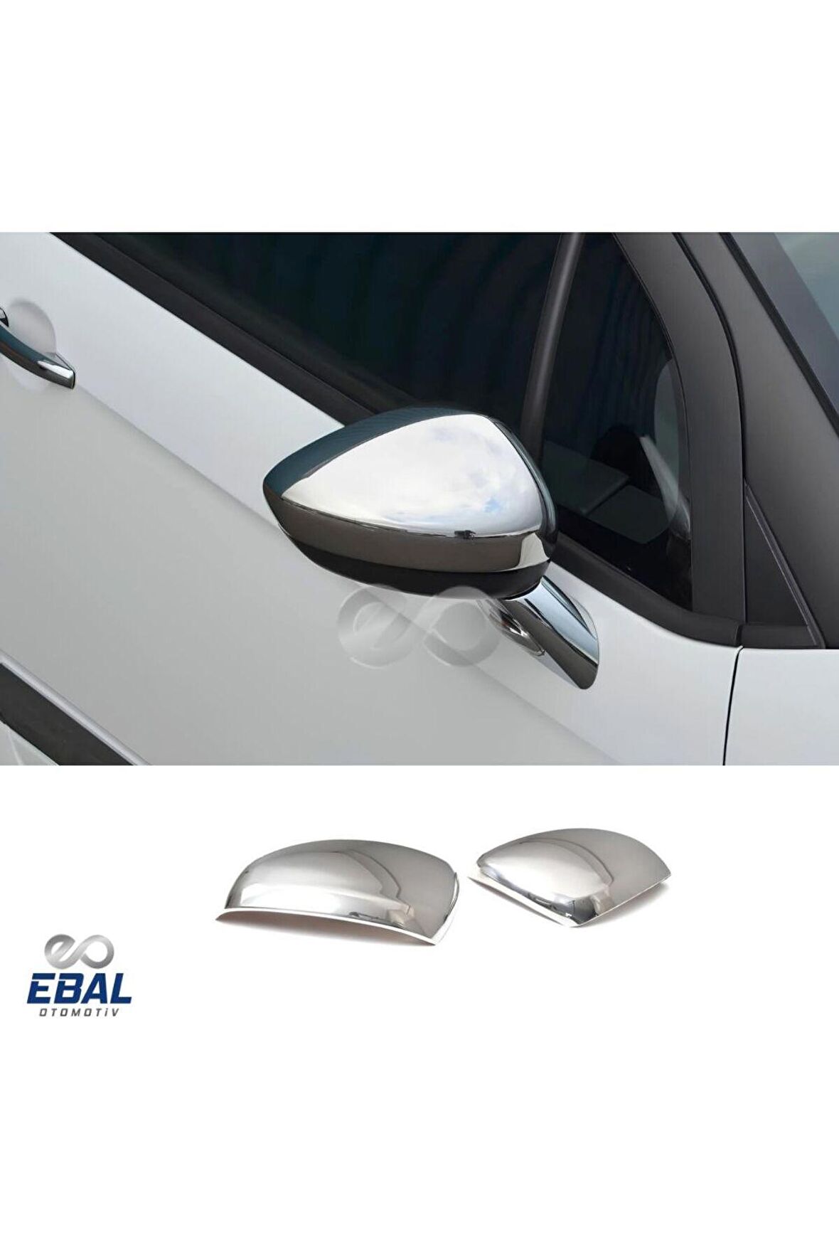 Peugeot 308 II Krom Ayna Kapağı 2 prç. 2013 üzeri P.Çelik