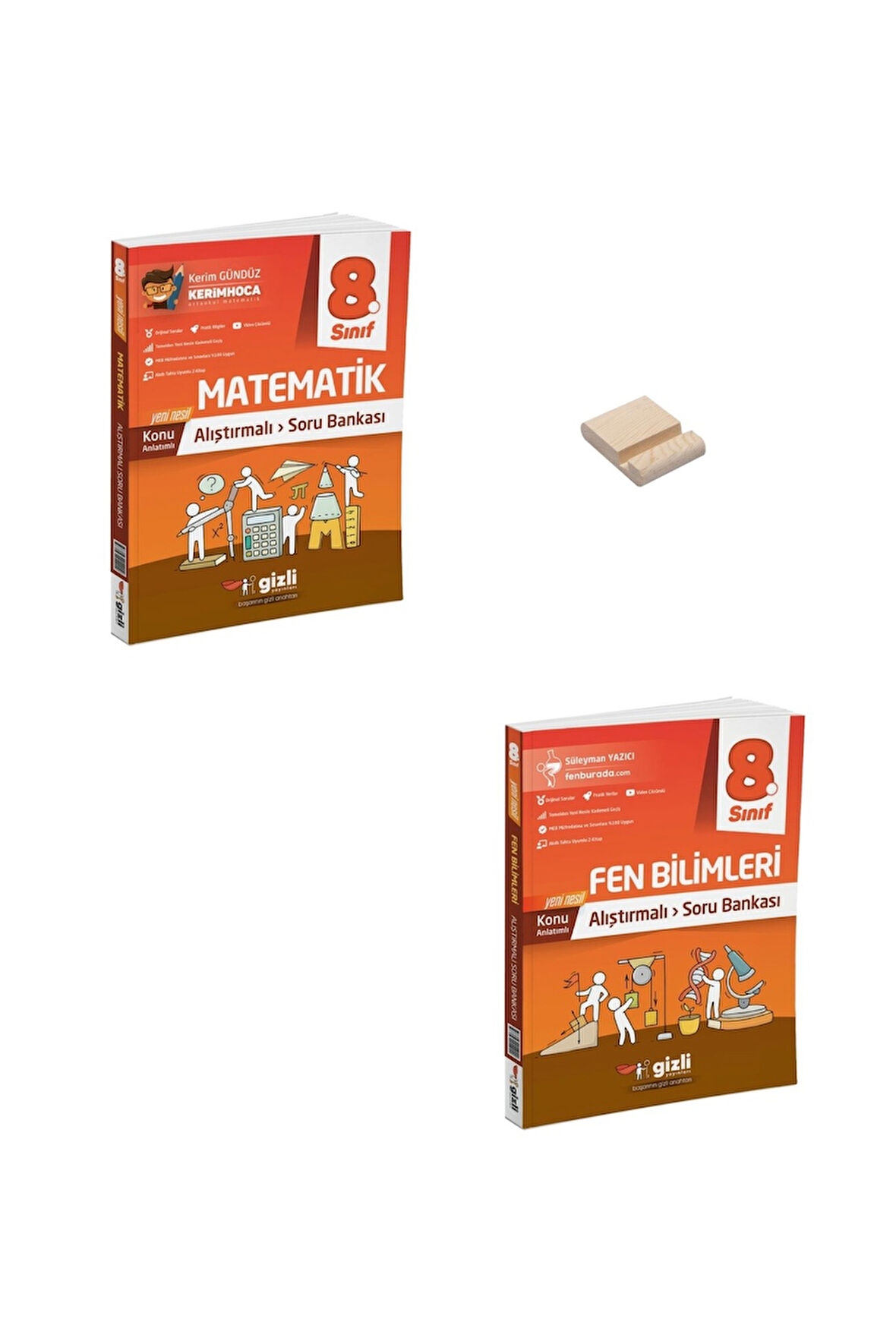 LGS 8. Sınıf Konu Anlatımlı Alıştırmalı Matematik ve Fen Bilimleri Soru Bankası